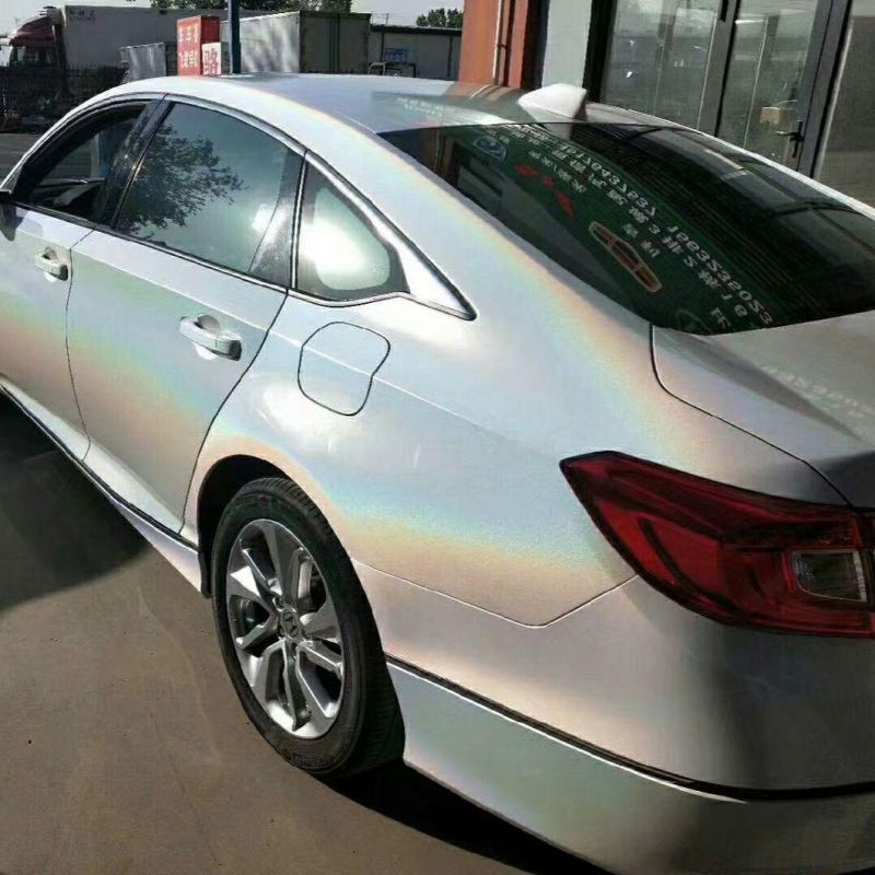 Derek Diamond Laser Grey Auto Car Wrapping Vinyl Car Body Decoration Car Wrap Film