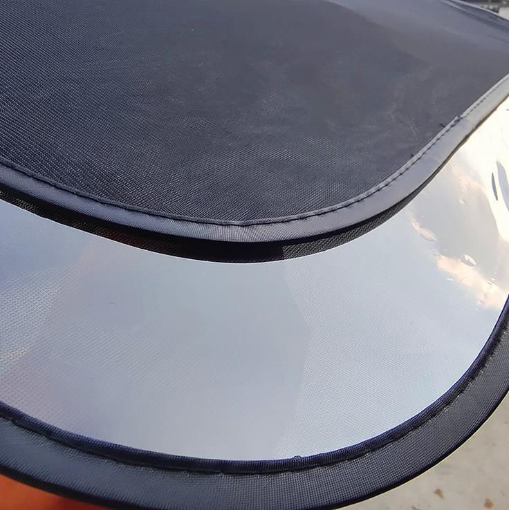 Waterproof Car Cover Breathable Half Top Windscreen Anti UV Snow Dust Sun Shade Protection Snow Protector