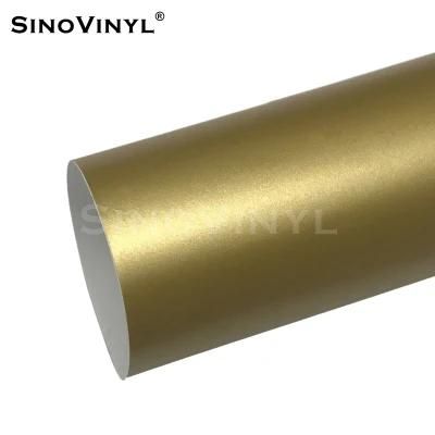 SINOVINYL Gold Silver Color PVC Vinyl Film For Cutting Car Decal Sticker