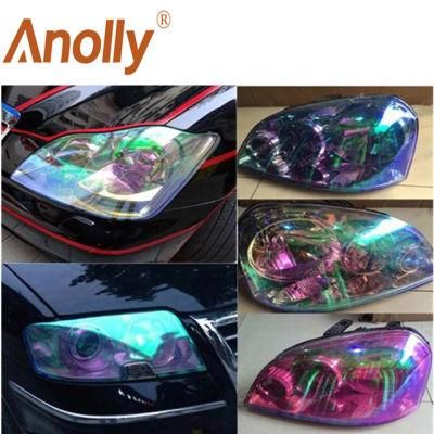 0.3*10 M Colorful Car Body Film Light Vinyl Sheets Chameleon Car Headlight Tint Car Lamp Decoration Vinyl Film