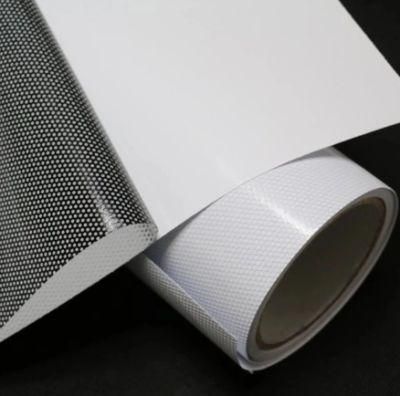Micro Perforated Vinyl One Way Vision Transparent Window Film