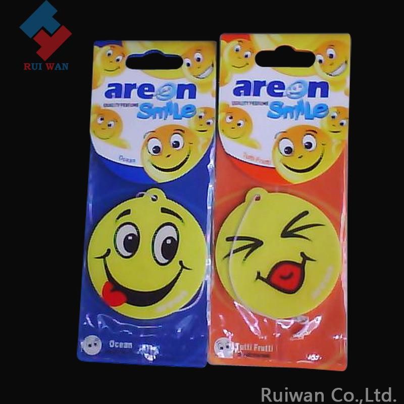 Promotion Car Freshener, Cheap Giveaway Gifts Air Freshener Paper with Logo, Manufacturer Air Freshener