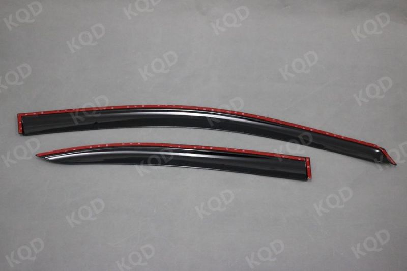 Injection Black Weathershield Sun Visors for Toyota Yaris 2014