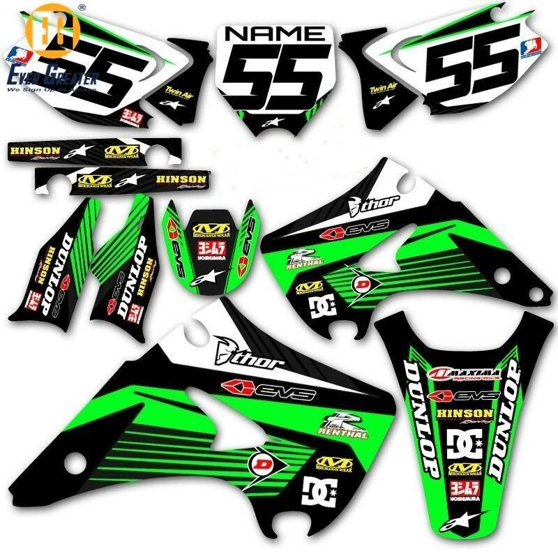 Custom High Quality Waterproof Motocross Stickers