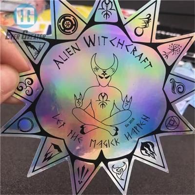 Custom Design Waterproof PVC Vinyl Hologram Sticker Make Your Own Hologram Sticker