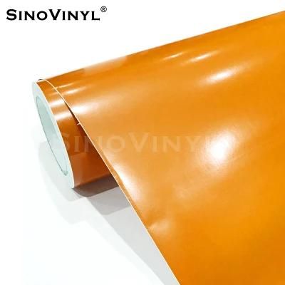 SINOVINYL Banner Graphic Self Adhesive Color PVC Film Computer Cutting Plotter Viny Roll