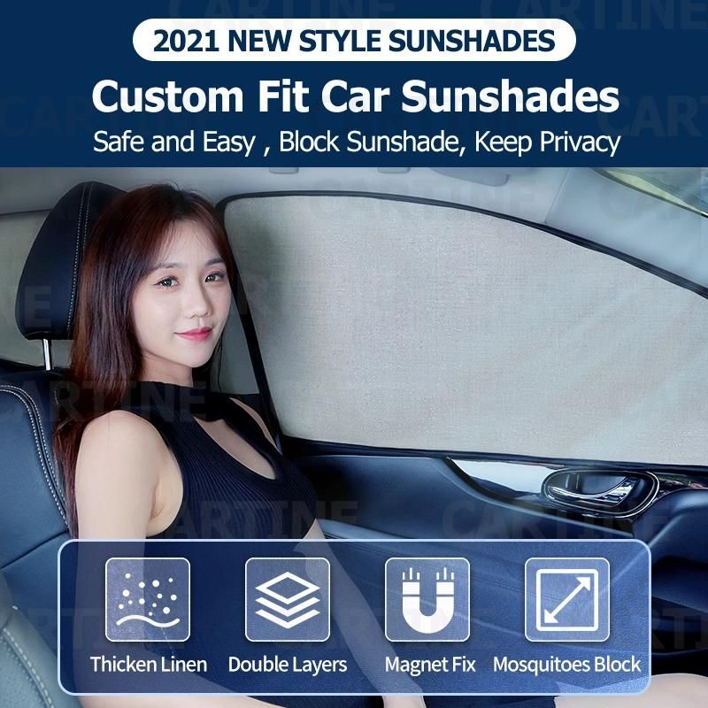 Factory Sell Magnet Car Sunshade, Magnet Custom Fit Car Sun Shades