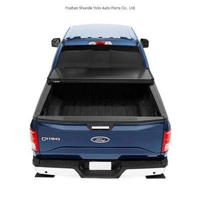 Tri Fold Tonneau Cover Truck Pickup Bed Covers 2015-2019 F150 5.5f Truck Hard Folding Tonneau Covers for Ford