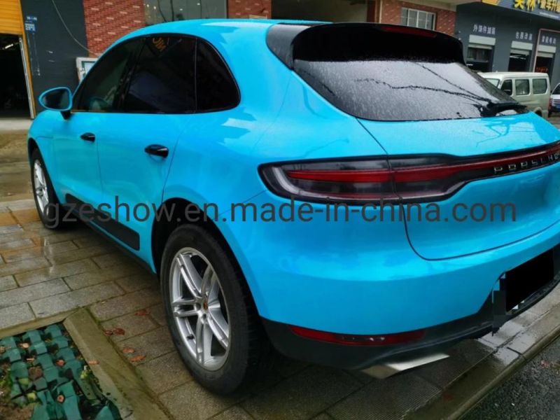 Ultra Glossy Miami Blue PVC Decorative Film for Car