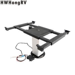 Powered RV Telescopic Table Legs with 360degree Swivel Table Powered Lifting Table Support Is Made of Aluminum Alloy