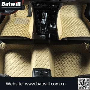 Customized PU Leather Car Floor Mats for Benz, Bwm