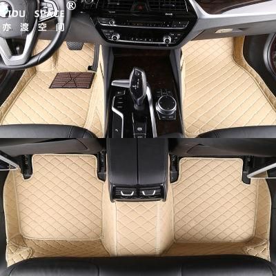 Wholesale Car Accessory PU Leather Black 5D Anti Slip Auto Car Foot Mat Car Floor Mat Car Mat