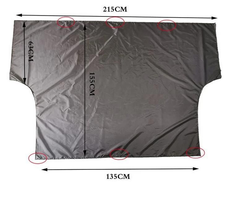 Waterproof Car Cover Breathable Half Top Windscreen Anti UV Snow Dust Sun Shade Protection Snow Protector