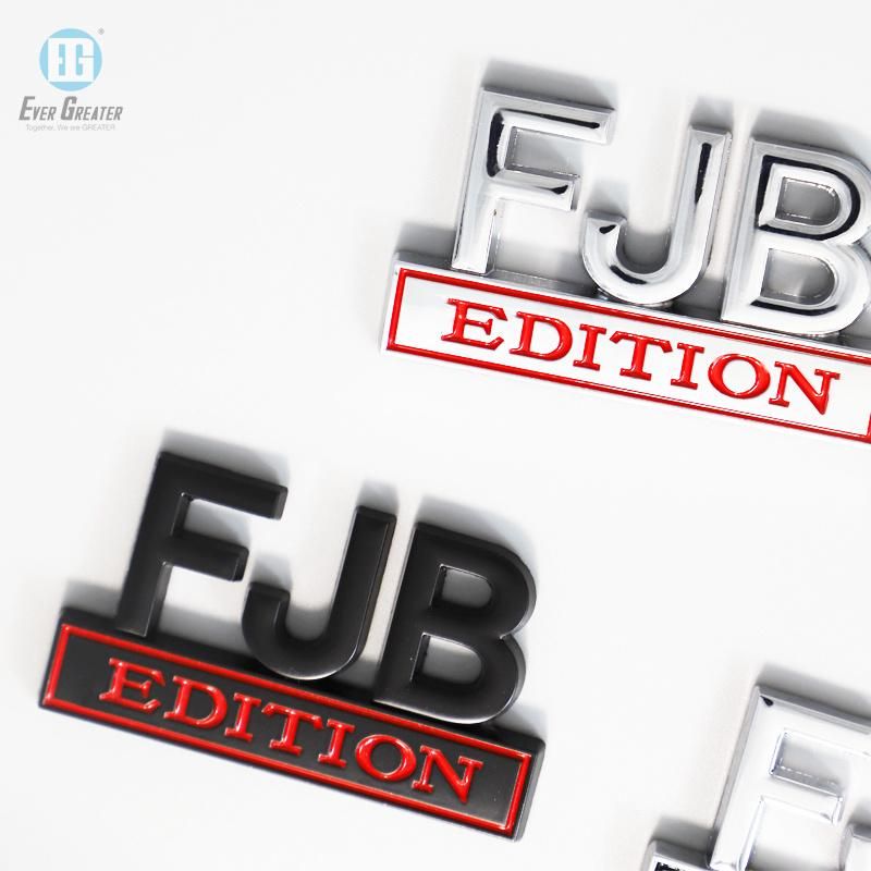 Custom Fjb Emblems for Car with Over 25 Years Experience and ISO Certs