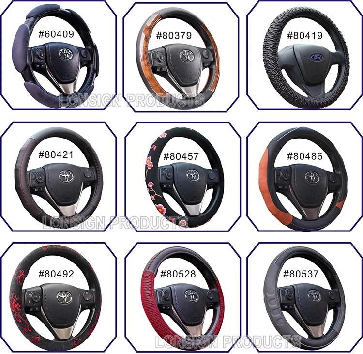 Universal Custom Auto Car Carbon Fiber Steering Wheel Cover