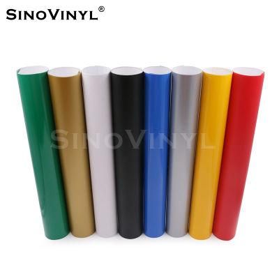 SINOVINYL Hot Selling Colored PVC Film Computer Cutting Vinyl Roll Signboard Material