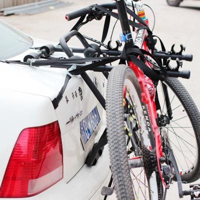 Foldable Metal Material Bike Rack Hitch Bicycle Car Steel Rack 3 Bikes