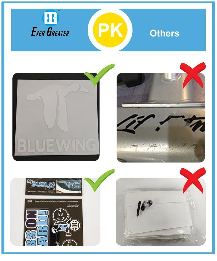 Outdoor UV Resistant Car Decal Label Sticker for Sale