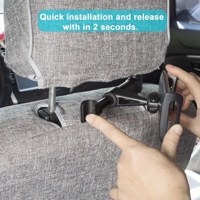 Aluminium Alloy ABS Car Rear Seat Tablet Mount Holder