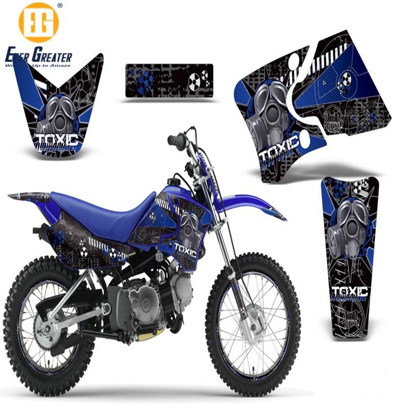 Customized Full Color Motocross Stickers OEM Service