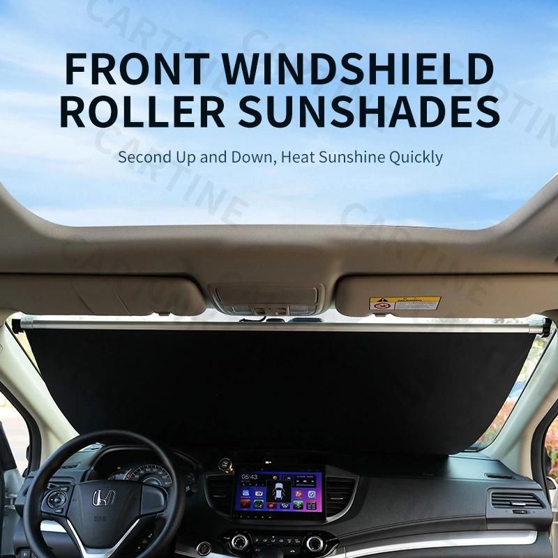 Front Windshield Roller Car Sunshade Auto Sun Shade 1325mm
