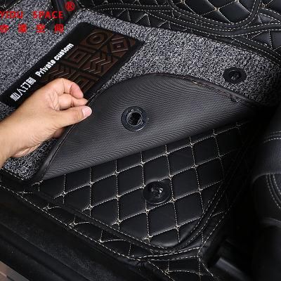 Wholesale Customized Hand Sewing Leather Anti Slip 5D Auto Mats