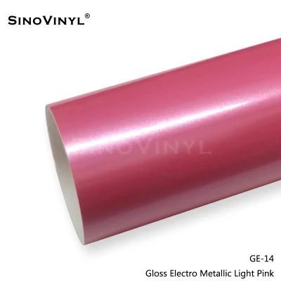 SINOVINYL CL-GE Gloss Electro Metallic Vinyl Removable Car Color Changing Auto Film Sticker
