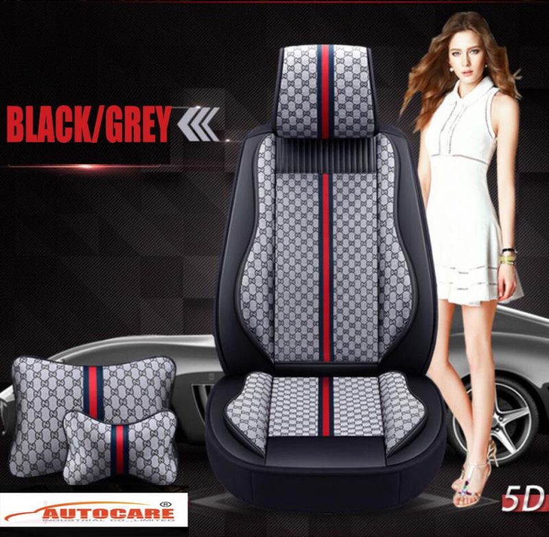 5D Car Seat Covers Hot Fashion PVC Leather Car Seat Cover
