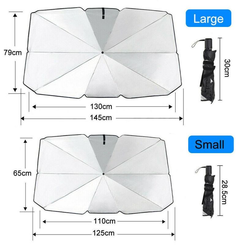 Custom Folding Retractable Foldable Car Windshield Sun Shade