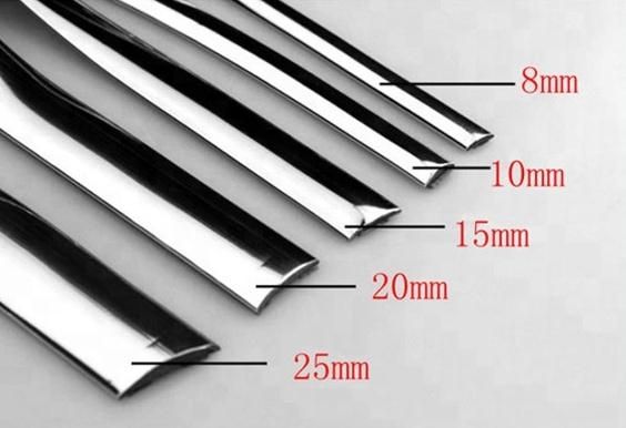 Door Trim Strip Car Chrome Protection Strip
