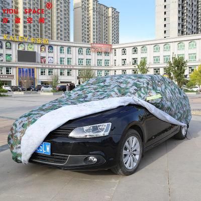 Universal Sunshade Camouflage Portable Sunproof Waterproof Folding Oxford Sedan Cover