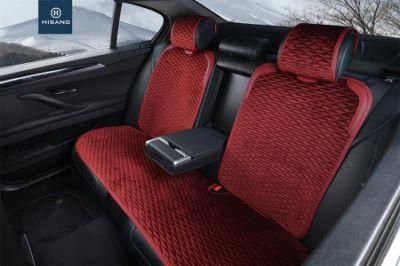 Flaneletter Warm Material Seat Cushion Universal Car Seat Cover Red