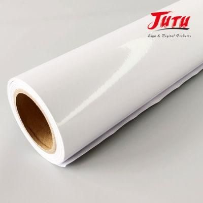 Jutu Commonly Used Self Adhesive Film Digital Printing Vinyl for Outdoor Promotional Graphics