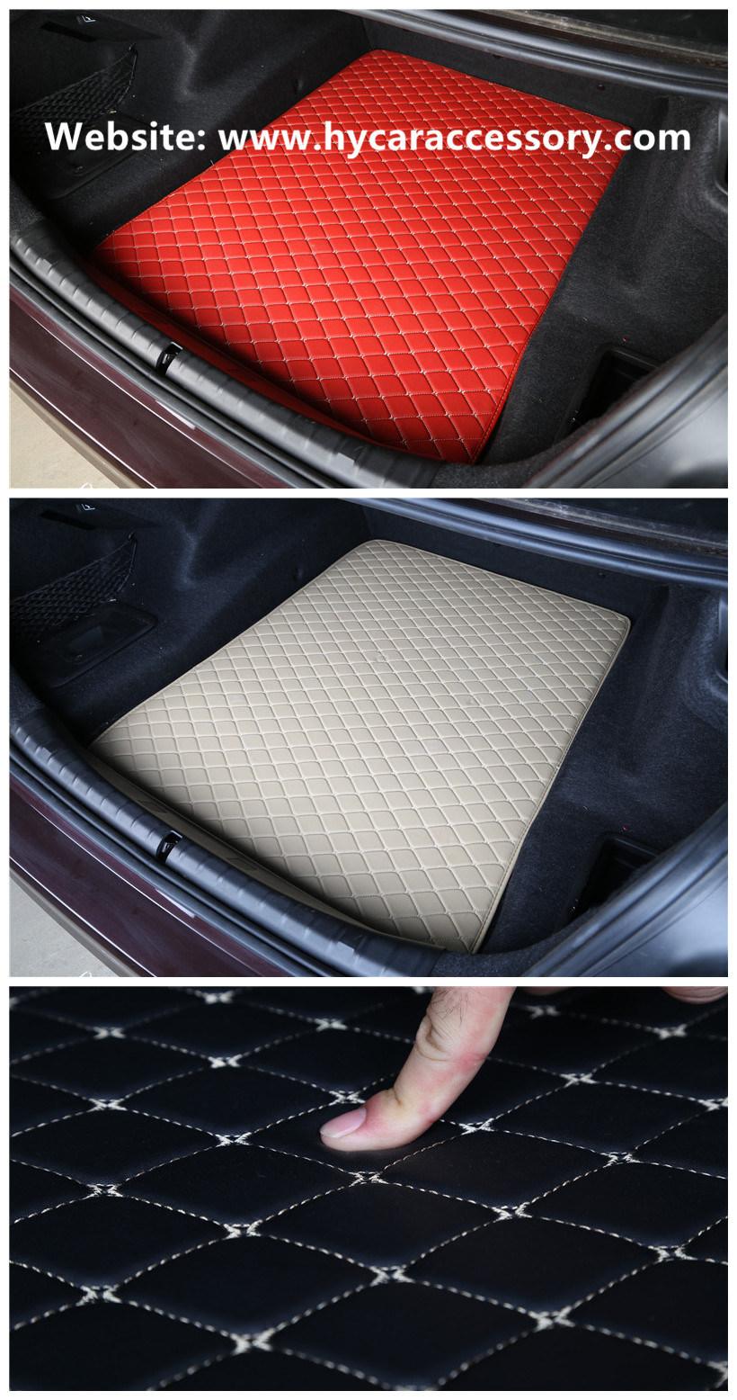 Wholesale Customized Eco-Friendly Wear Special Leather Carpeted Car Trunk Mats