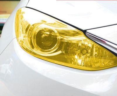Yellow Color New Car Light Protection Vinyl Film
