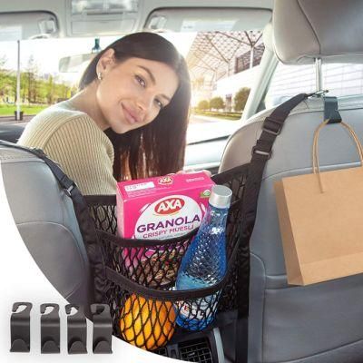 Barrier of Backseat Pet Kids, The Purse Net Car Net Pocket Handbag Holder Between Seats, Car Net Pocket Organizer