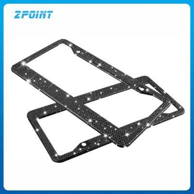 Car Accessories Black Bling Plate Frame