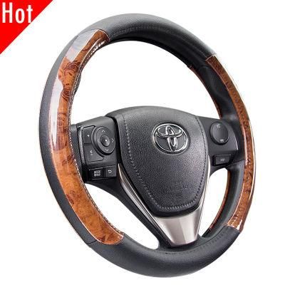 High Quality Genuine Leather Car Steering Wheel Cover 80379