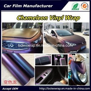 Chameleon Carbon Fiber Car Wrap Film, Chameleon Vinyl Film