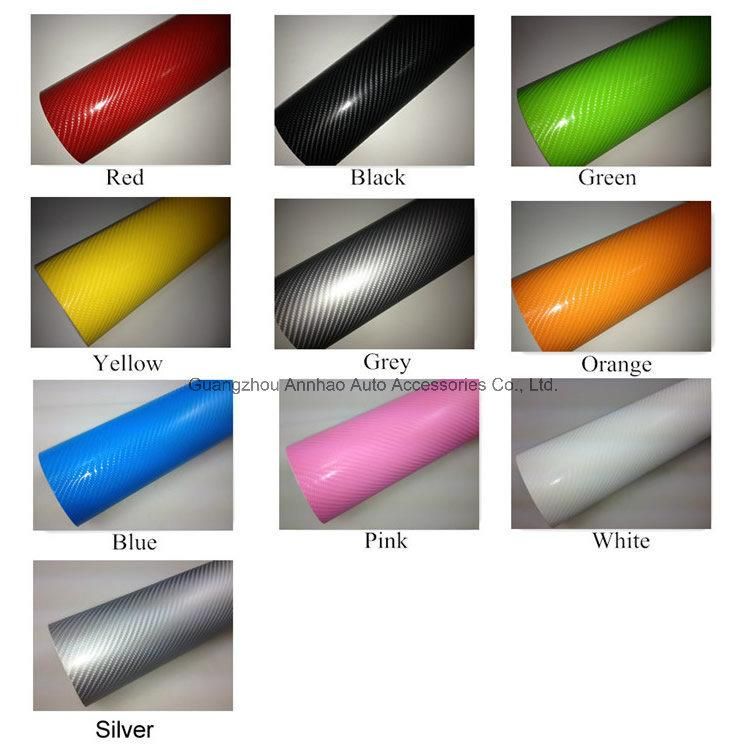 PVC Car Full Body Decoration Vinyl Stickers 3D 4D 5D Carbon Fiber Car Wrap for Interior and Exterior Decoration