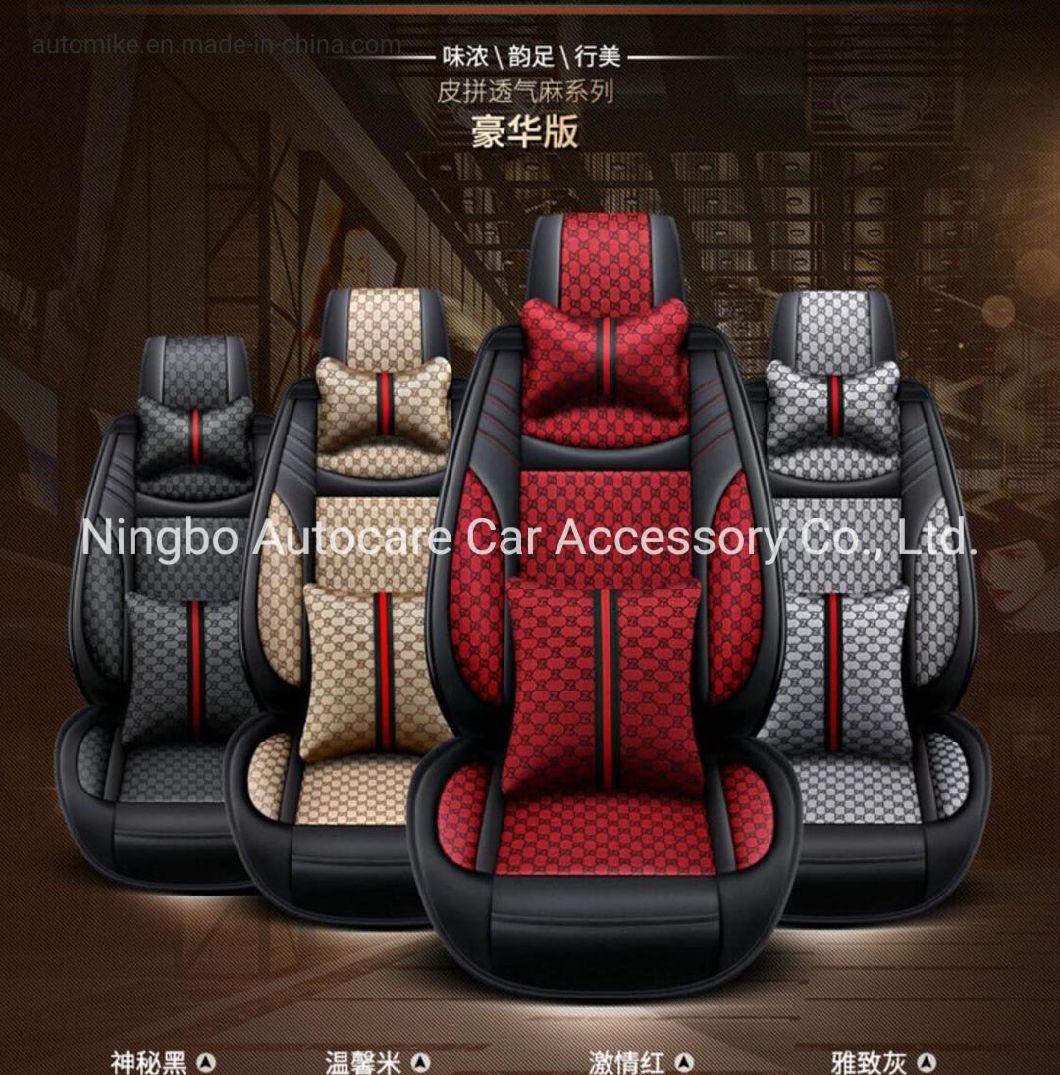 Car Accessories Car Decoration Car Seat Cushion Universal Full Covered Pure Leather 9d Car Seat Cover