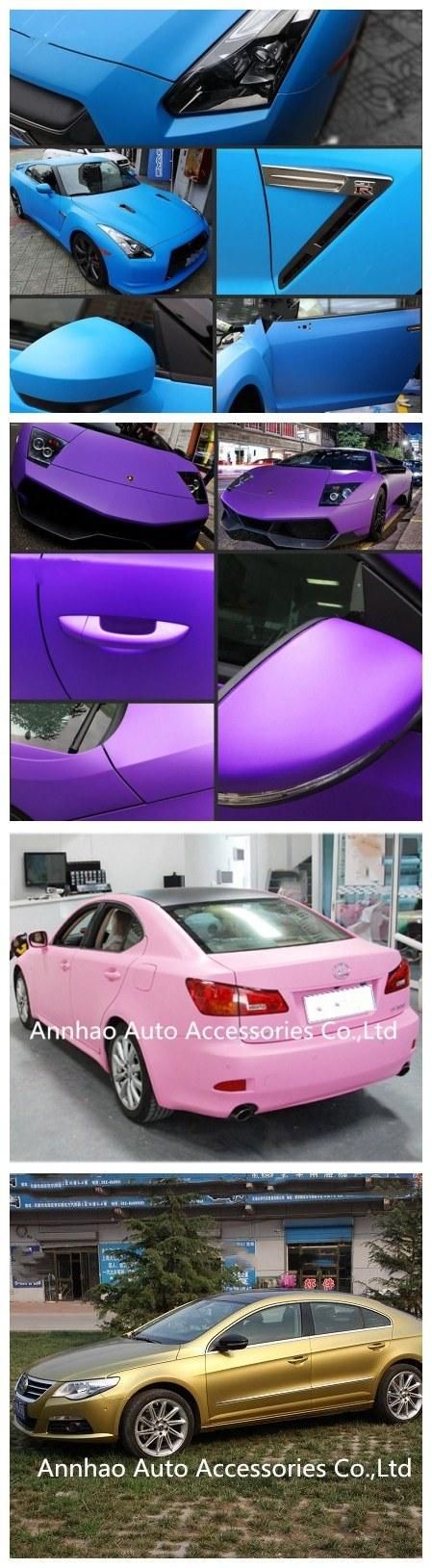 Ondis Air Bubble Free Matte Satin Color Decoration Roll Film Vehicle Auto Vinyl Wrap Wholesale Car Wrap Vinyl