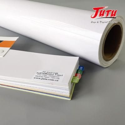 Jutu Advertising Material Car Sticker Vehicle Advertising 120-150g Self Adhesive Vinyl with High Quality
