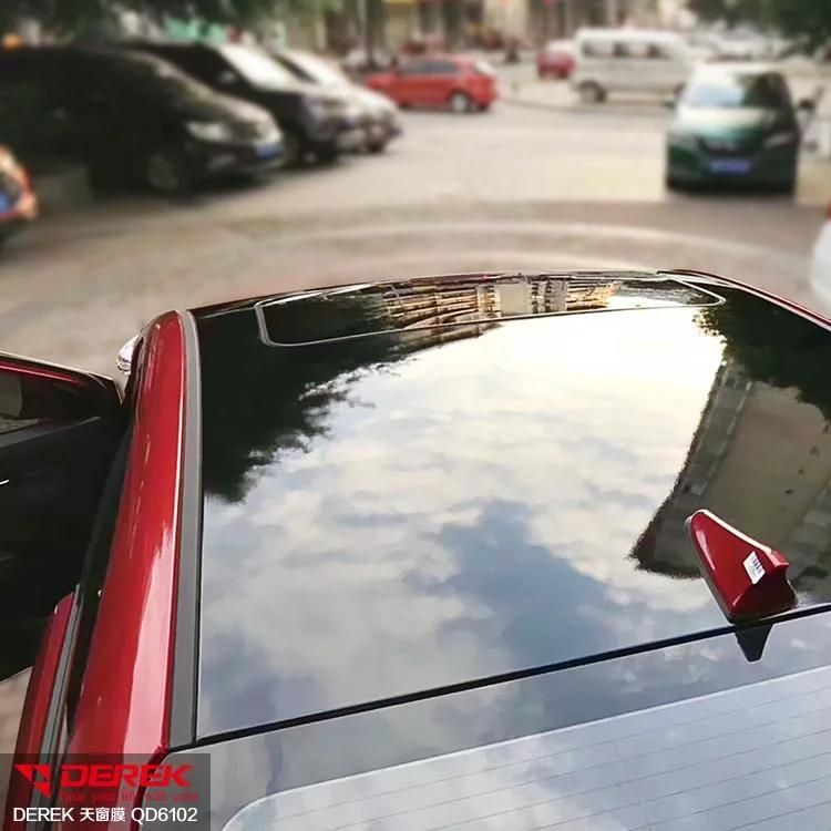 PVC Materials Glossy Black Car Roof Film Car Wrap Vinyl