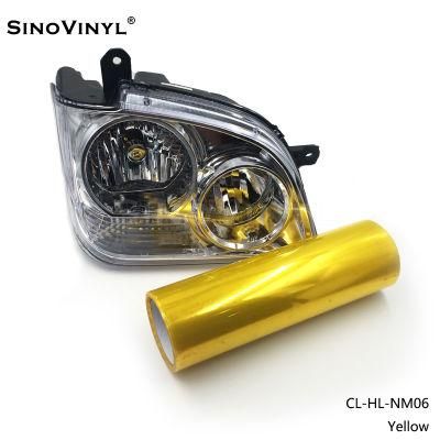 SINOVINYL Headlight Film Waterproof Easy To Wrap Auto Light Color Change Vinyl Car Tint Film