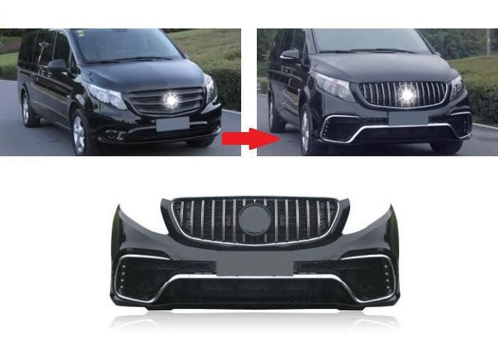 Auto Accessory Exterior Decoration Parts Tail Gate Garnish Strip for Benz V Class 2016 Vito Chrome Kit