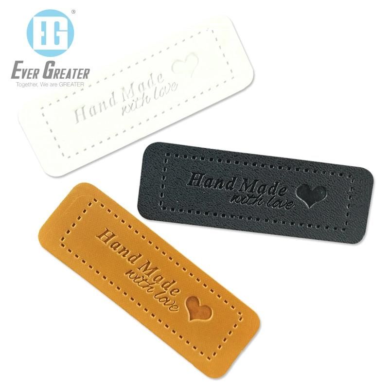 Custom PU Leather Patches Label