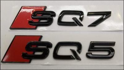 Custom ABS High Quality Black Car Letter Nameplate Badge Sticker