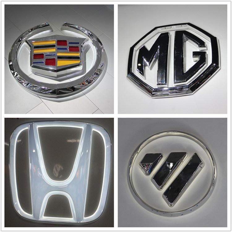 3D Outdoor Chrome Vacuum Forming Car Logo