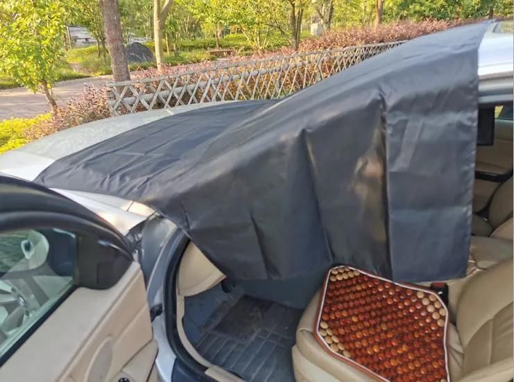 Waterproof Car Cover Breathable Half Top Windscreen Anti UV Snow Dust Sun Shade Protection Snow Protector